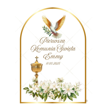 Komunia Święta Nr 40 prostokąt